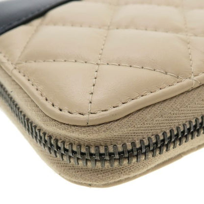 Chanel Round Zipper Long Wallet
