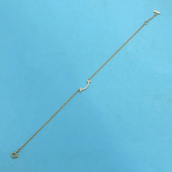 Tiffany & Co T Smile Diamond Bracelet Mini
