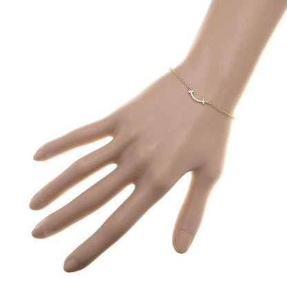 Tiffany & Co T Smile Diamond Bracelet Mini
