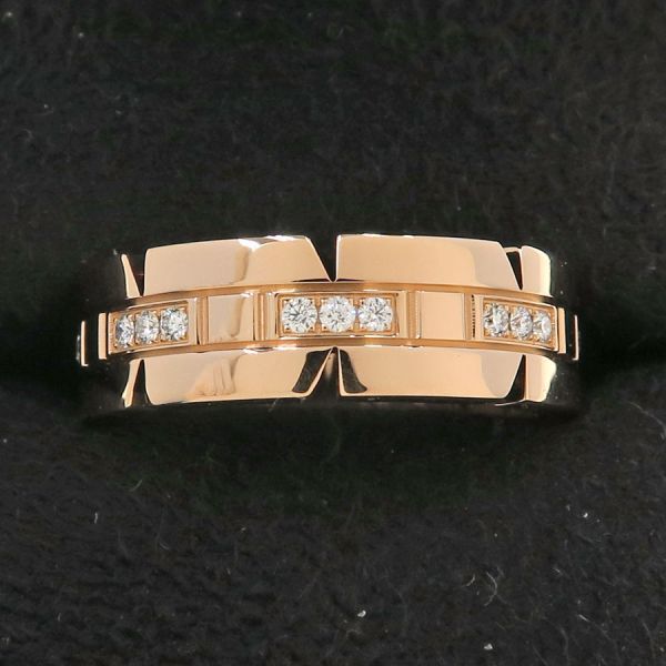 Cartier Tank Francaise Ring Sm Half Diamond #51 (size 10.5 Approx) [none Fee