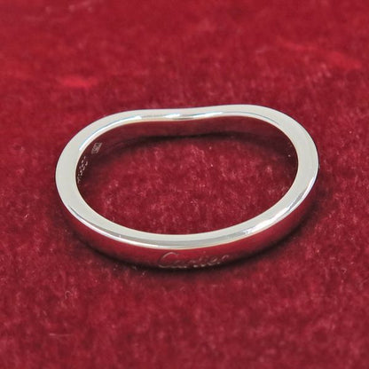 Cartier Ballerina Wedding Ring Pave Diamond #47 (size Near 6.5) [none Fee Gift