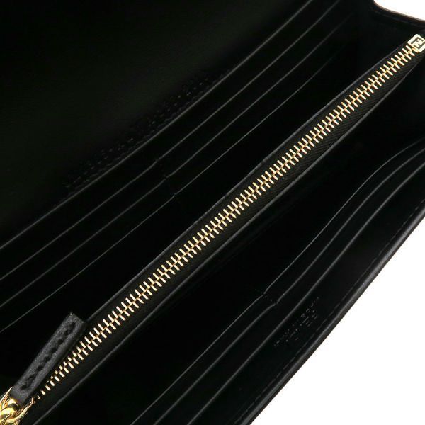 Fendi Ff Diamond Long Wallet with Chain 8m0365alv4f0kur