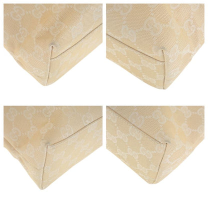 Gucci Beige Ivory GG Canvas 002.1079 Tote Handbag Ladies 506406