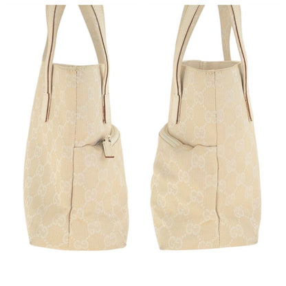 Gucci Beige Ivory GG Canvas 002.1079 Tote Handbag Ladies 506406