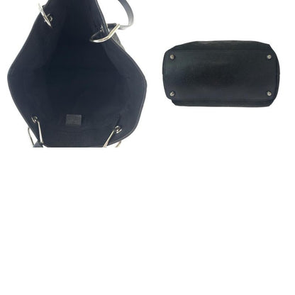 Gucci Black Silver Hardware GG Canvas 120836 Tote Bag Shoulder Bag Women 506429