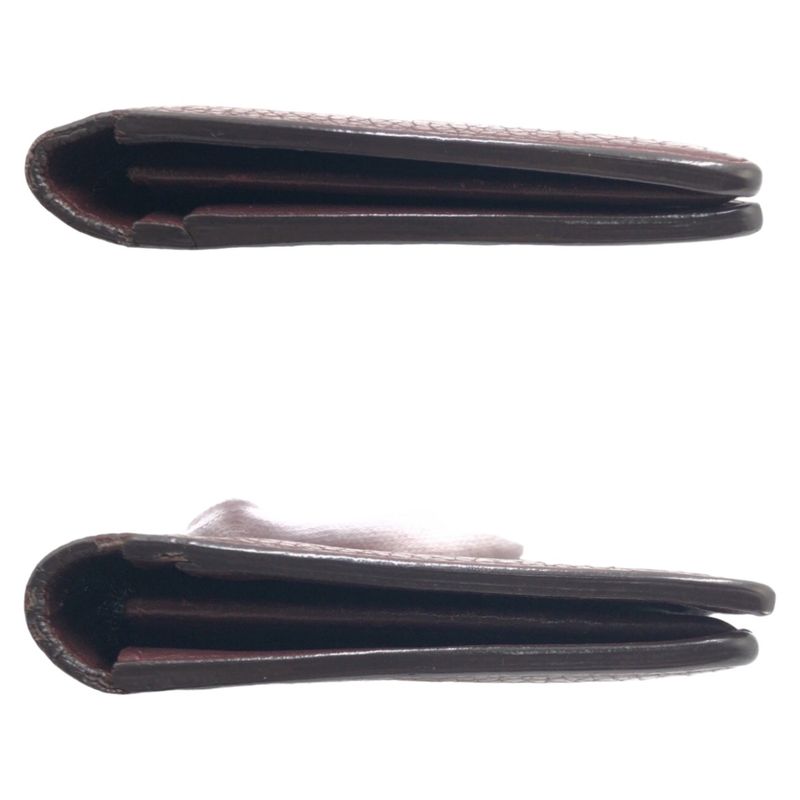 Louis Vuitton Taurillon Portefeuille Brazza Brown Silver Hardware Leather