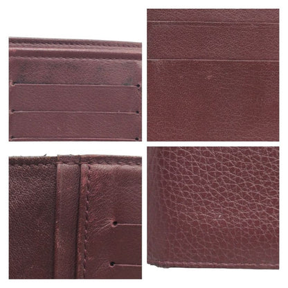 Louis Vuitton Taurillon Portefeuille Brazza Brown Silver Hardware Leather