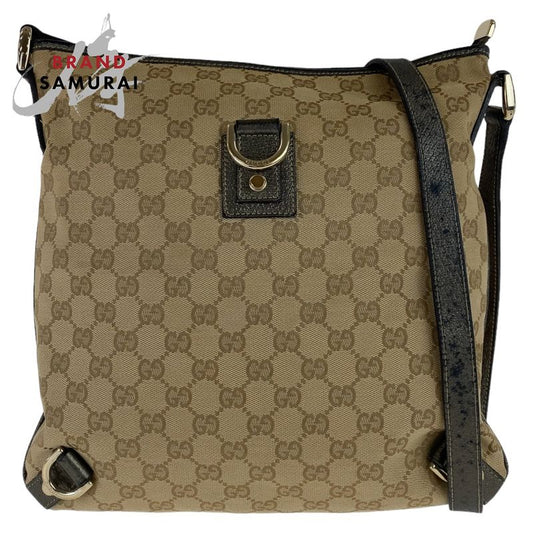 Gucci Abby GG Pattern Beige Brown Gold Hardware GG Canvas Leather 131326