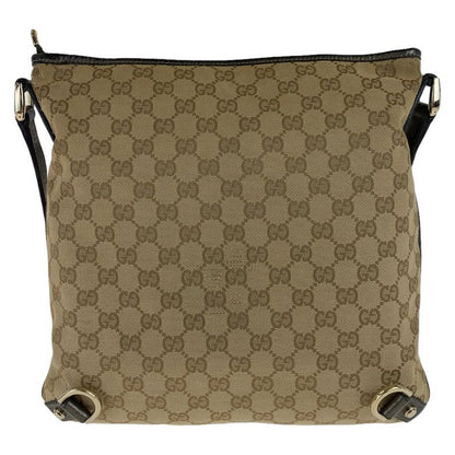 Gucci Abby GG Pattern Beige Brown Gold Hardware GG Canvas Leather 131326