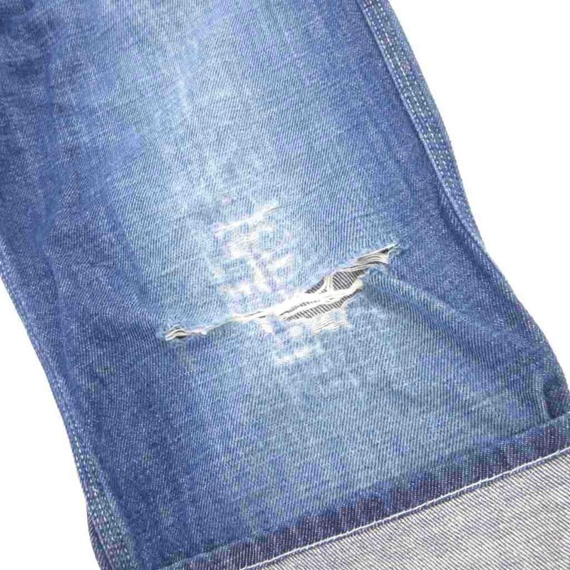 Loewe Fisherman Denim Pants Damaged Rolled Up Cropped 44 Blue Uo Aa