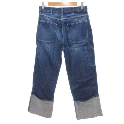 Loewe Fisherman Denim Pants Damaged Rolled Up Cropped 44 Blue Uo Aa