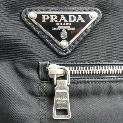 Prada Shoulder Bag Black Bt0715 Unisex Pre-Owned