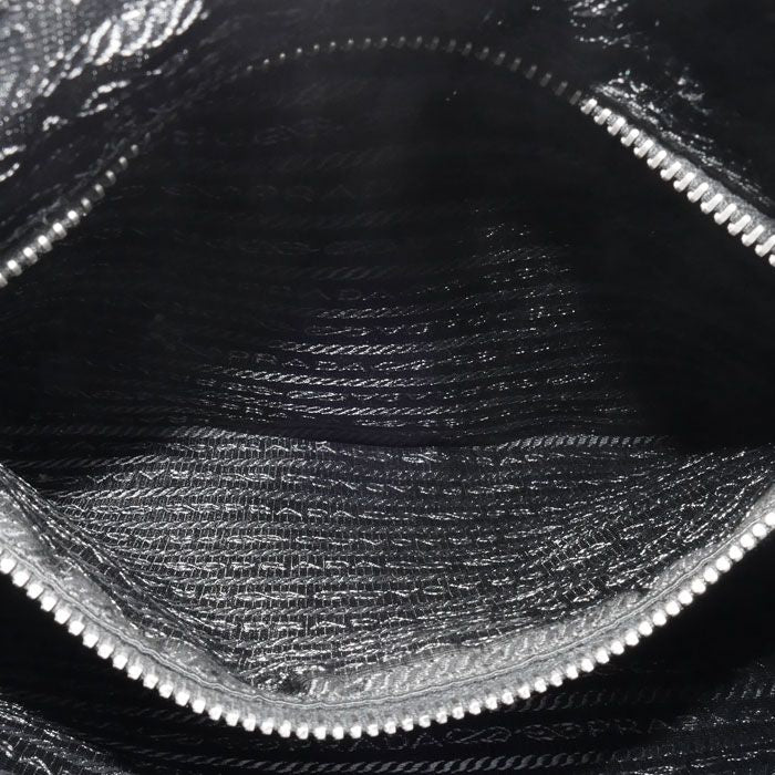 Prada Shoulder Bag Black Bt0715 Unisex Pre-Owned