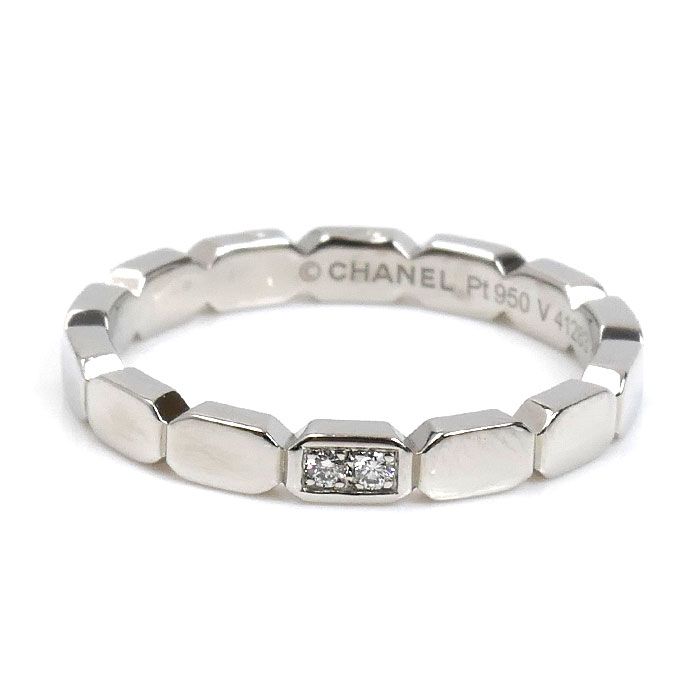 Chanel Pt950platinum Premier Promesse Diamond Ring / Ring J4003 Diamond 10 Size