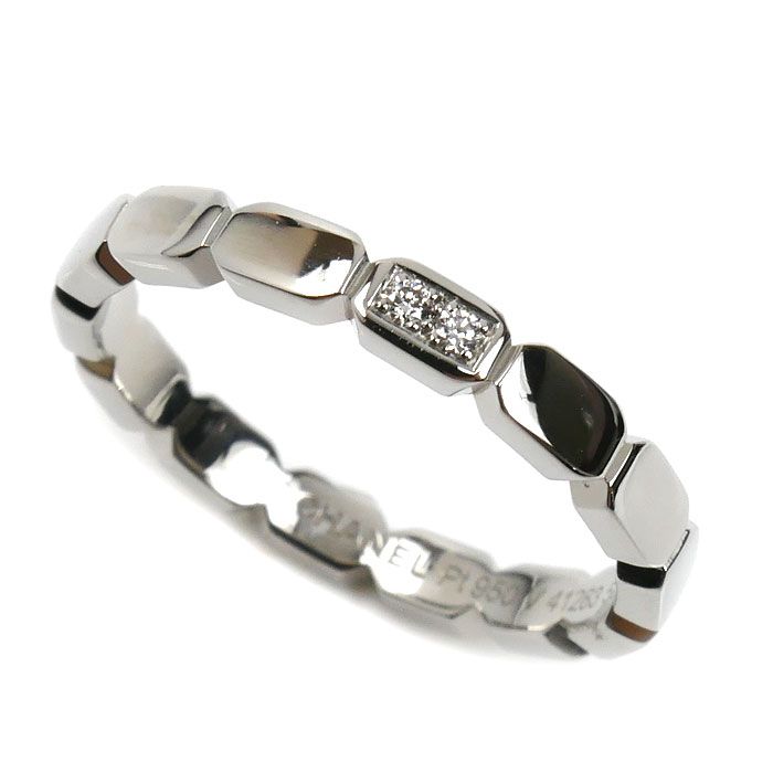 Chanel Pt950platinum Premier Promesse Diamond Ring / Ring J4003 Diamond 10 Size