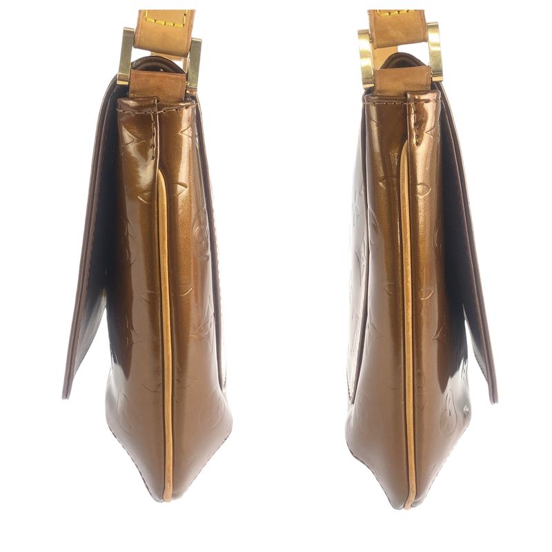 Louis Vuitton Vernis Thompson Street Bronze Brown Patent Leather M91301
