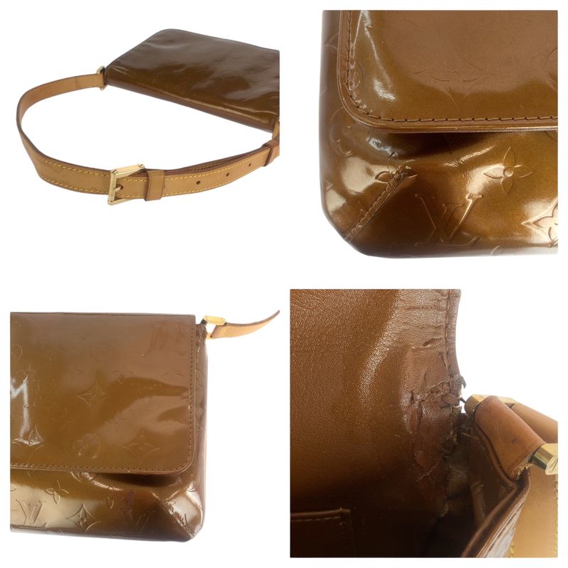 Louis Vuitton Vernis Thompson Street Bronze Brown Patent Leather M91301