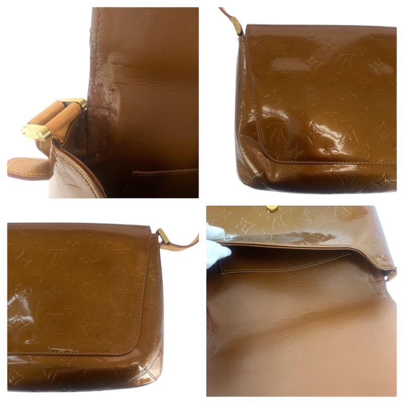 Louis Vuitton Vernis Thompson Street Bronze Brown Patent Leather M91301