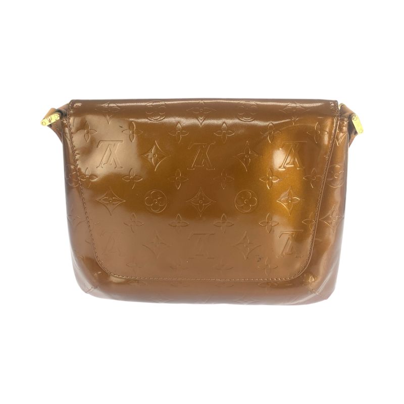 Louis Vuitton Vernis Thompson Street Bronze Brown Patent Leather M91301