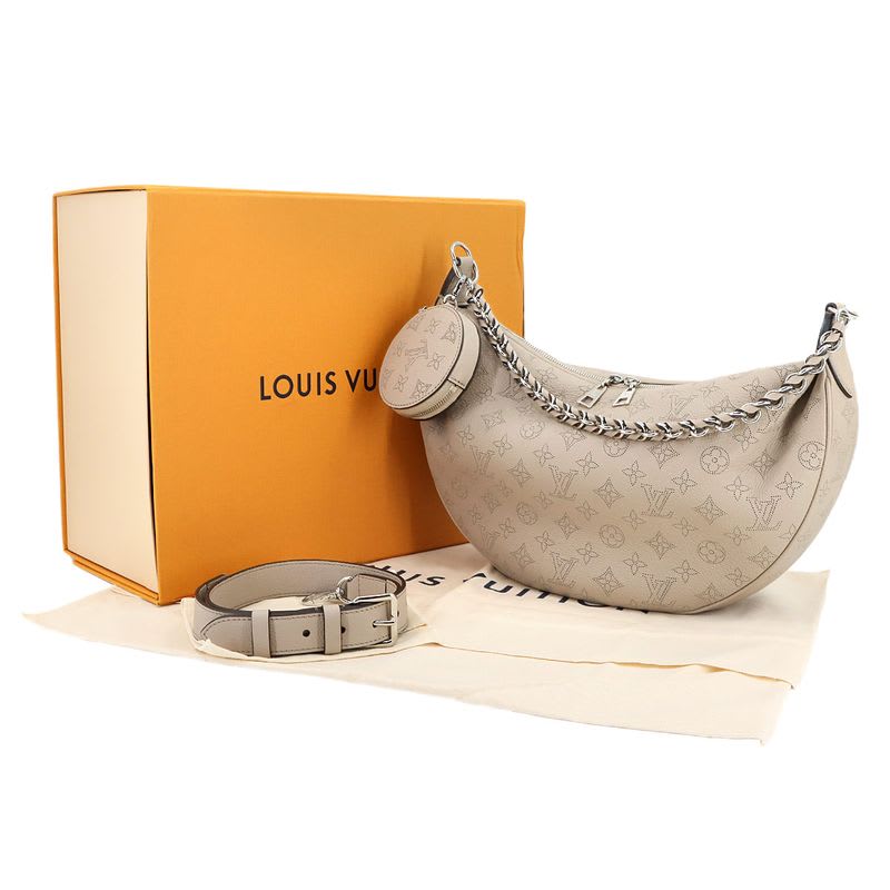 Louis Vuitton Mahina Baia MM Shoulder Bag Leather Galle RFID