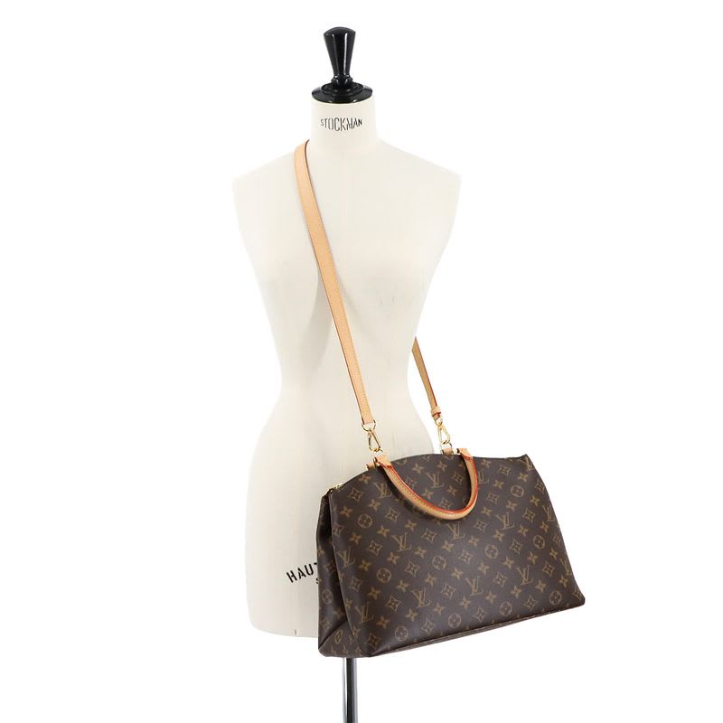 Louis Vuitton Monogram Grand Palais MM 2-Way Hand Shoulder Bag Brown RFID