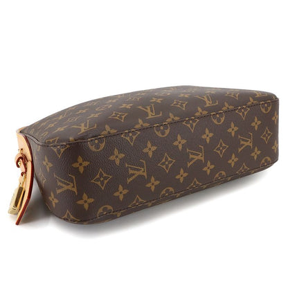 Louis Vuitton Monogram Slouchy PM Shoulder Bag Brown RFID