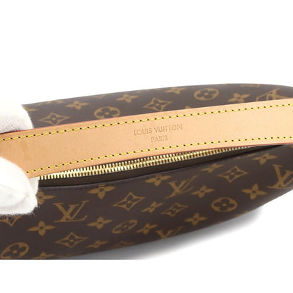 Louis Vuitton Monogram Slouchy PM Shoulder Bag Brown RFID