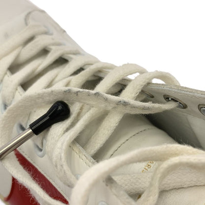 Celine - Triomphe Leather High Cut Sneakers Tr01m - 36 - White Red - Women's