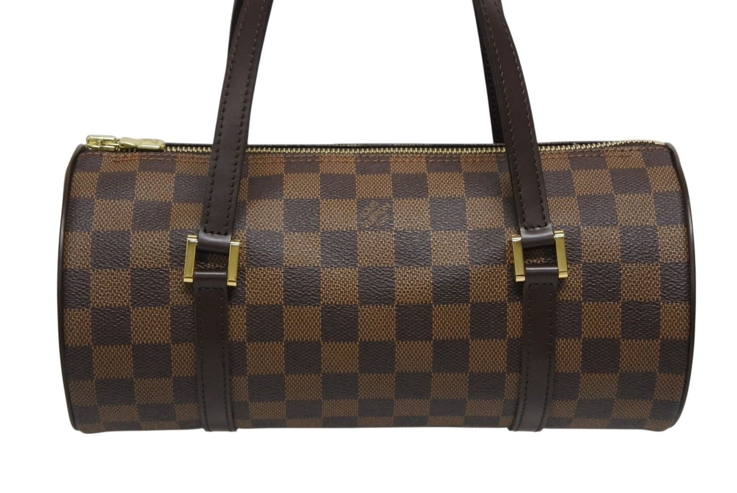 Louis Vuitton Handbag Papillon 30 Damier Canvas Brown Gold 4 — view 2