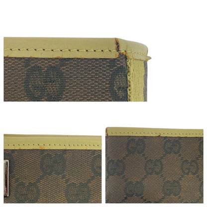 Gucci Brown Multicolor Silver Hardware GG Canvas Leather 31243 Tote Bag