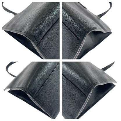 Gucci Jackie Black Silver Hardware Leather 002 1074 Tote Bag Shoulder Bag Women