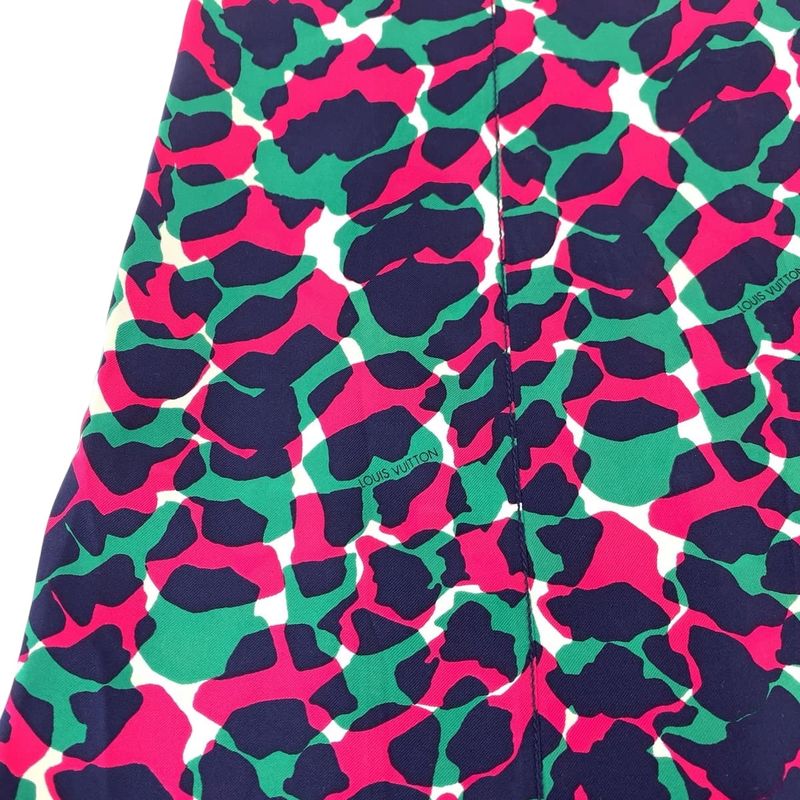 Louis Vuitton Size 36 Multicolor Silk Skirt Knee Length Women's 506410