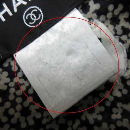 Chanel 03p P20716v12163 Camellia Daisy Pattern Sleeveless V-Neck Dress White