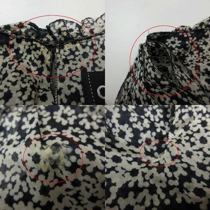 Chanel 03p P20716v12163 Camellia Daisy Pattern Sleeveless V-Neck Dress White