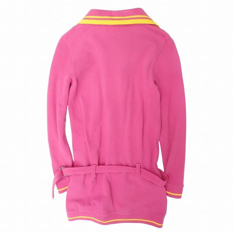 Vintage Christian Dior Galliano Period Logo Embroidery Polo Shirt Dress Kids