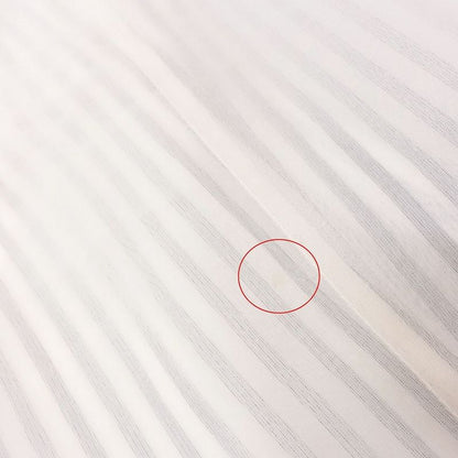 19ss Dior by Kim Jones Striped Slacks Pants Silk Organdy Bottoms 48 M White