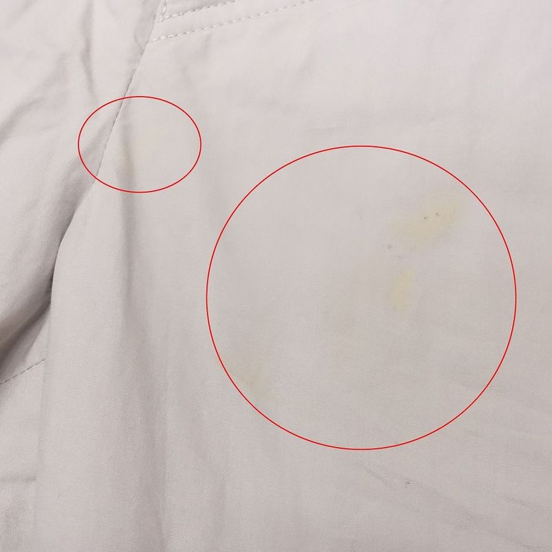 Hermes Easy Pants Cotton Button Fly Cropped Tapered Bottoms 44 L Off White Men's