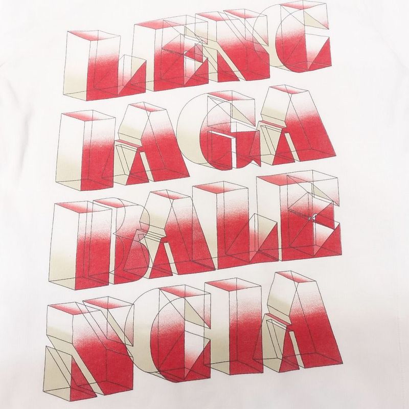 12ss Balenciaga Ts Balenciaga Hoodie Sweatshirt Pullover Back 3d Logo XS White