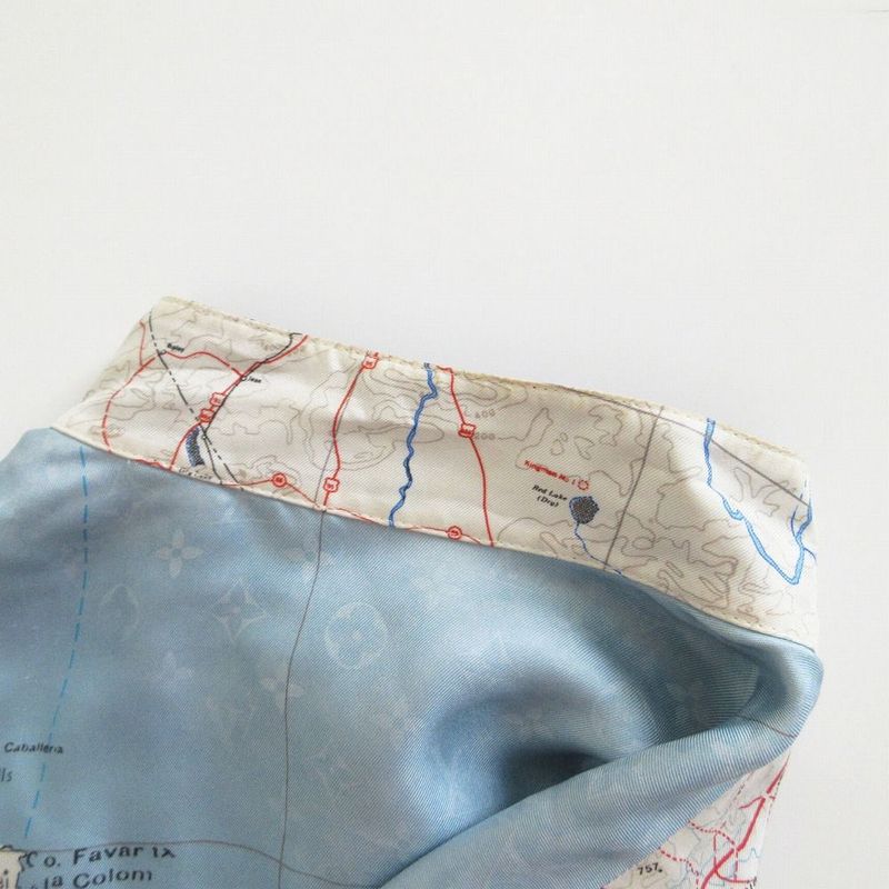 Louis Vuitton 22ss Reversible Map Print Jacket Monogram Reversible Map Jacket