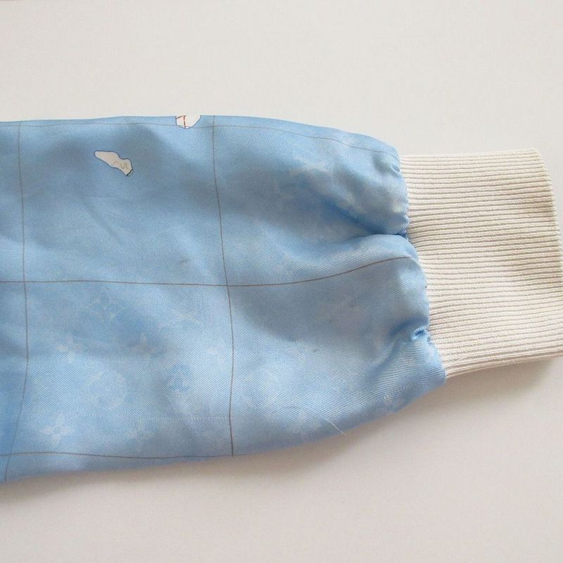 Louis Vuitton 22ss Reversible Map Print Jacket Monogram Reversible Map Jacket