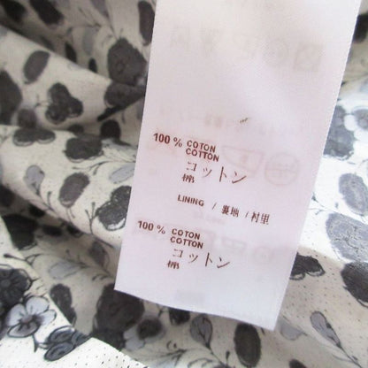 Louis Vuitton Liberty Flower Print Blouse Short Sleeve Top White Size XS Women's