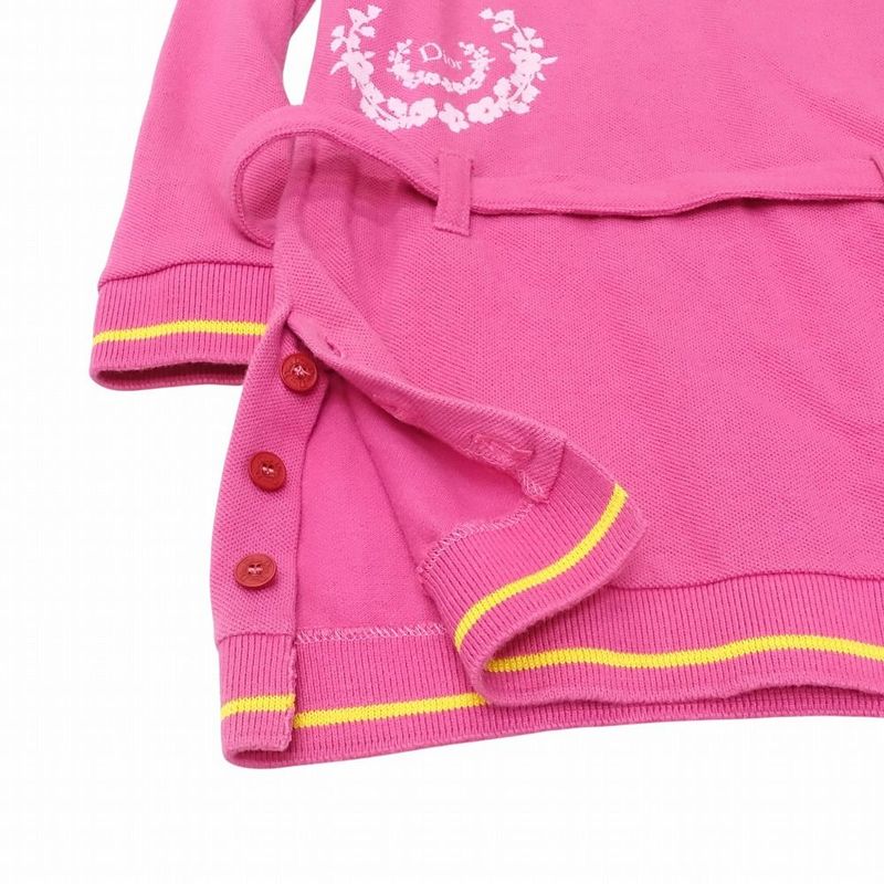 Vintage Christian Dior Galliano Period Logo Embroidery Polo Shirt Dress Kids