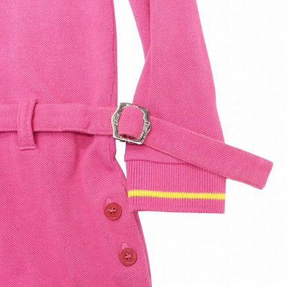 Vintage Christian Dior Galliano Period Logo Embroidery Polo Shirt Dress Kids