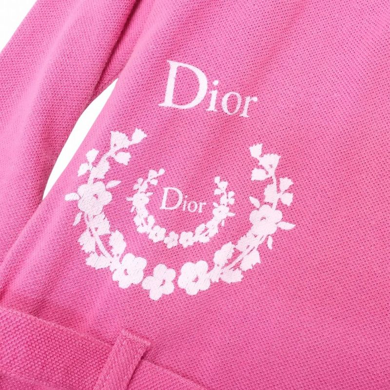 Vintage Christian Dior Galliano Period Logo Embroidery Polo Shirt Dress Kids