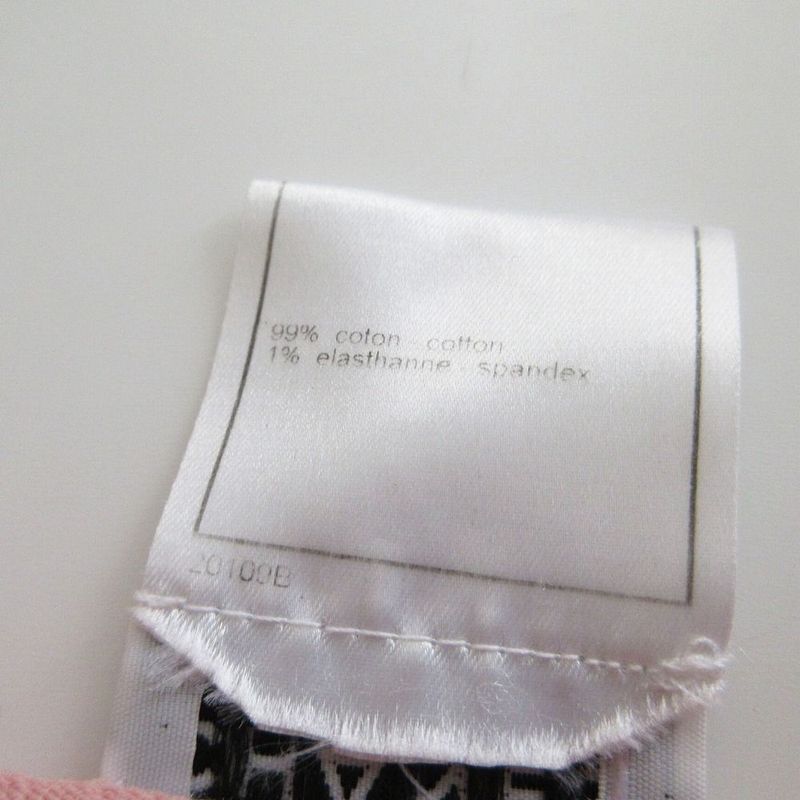 Chanel P20546v01226 03c Camellia Coco Logo Tank Top Sleeveless Top Pink Size M