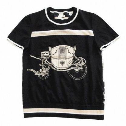 Hermes Cut and Sewn Twill Raine Ex-Libris 3e2800d7 Black Silk Cashmere Short