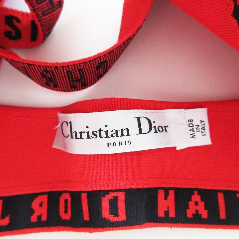 Christian Dior Jadior Brass Iere Red Bra Top Size S Red Women's 8c24001am452 Tnt
