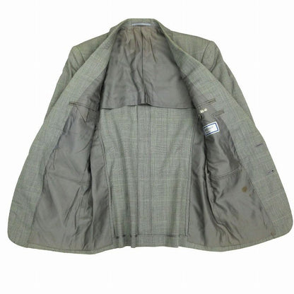 Yves Saint Laurent 90s Vintage Glen Check Tailored Jacket