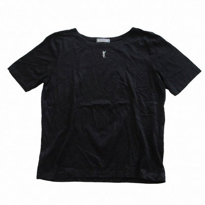 Yves Saint Laurent Vintage Cass Andra Logo Rhinestone T-Shirt