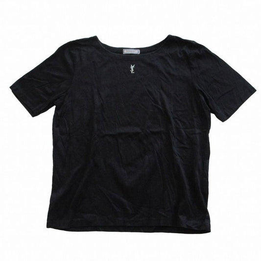 Yves Saint Laurent Vintage Cass Andra Logo Rhinestone T-Shirt